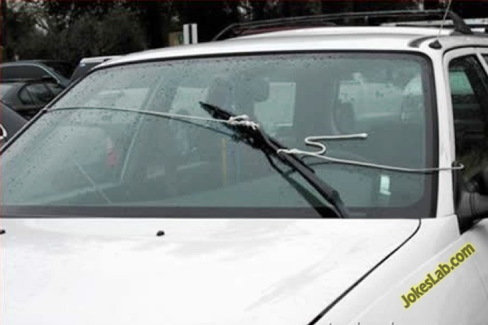 funny car wiper pulley DIY