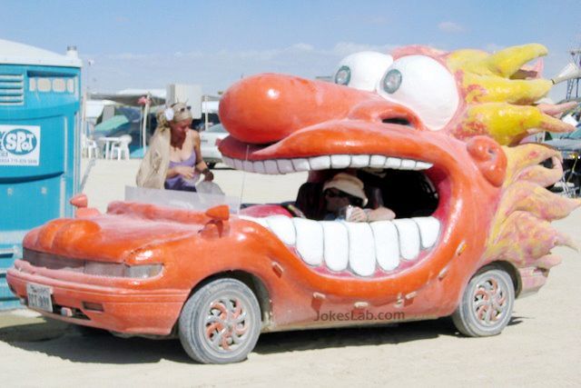 funny dragon car, not made in China