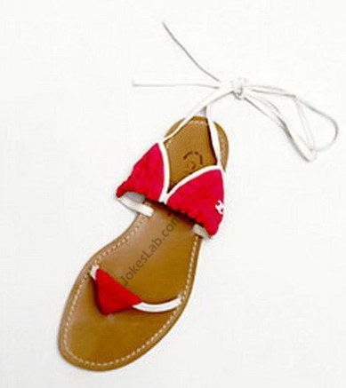 funny bra sandals, for sexy girls