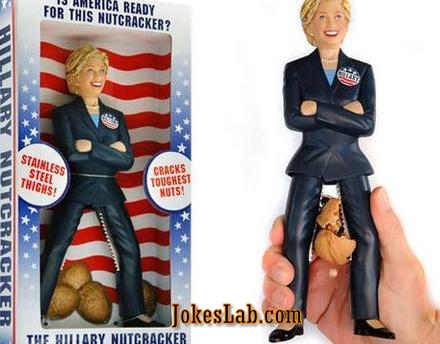 funny hiliary Clinton nutcracker