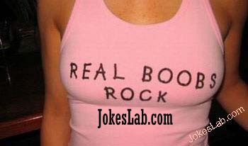 funny picture, real boobs rock