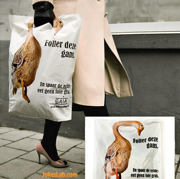 funny shopping bag, groose