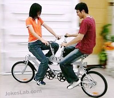 funny-bicycle-for-couple