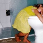 funny-kid-sleep in toilet