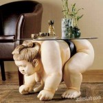 funny japanese Sumo table
